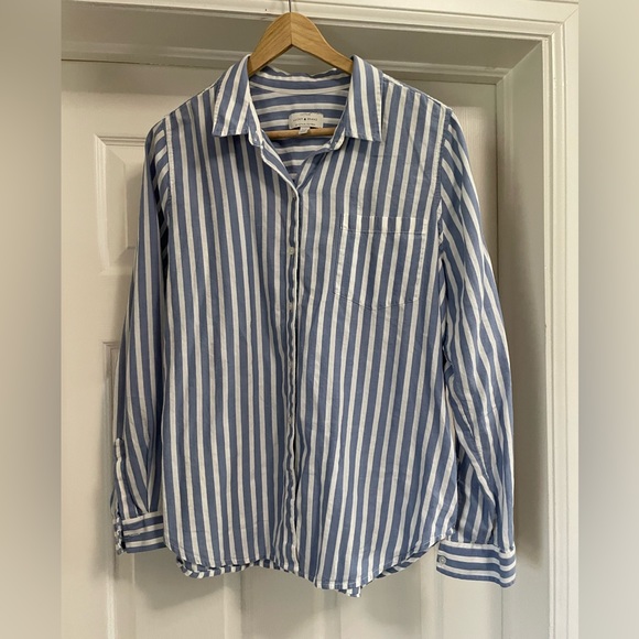 Lucky Brand Stripped Button Down - Picture 1 of 3